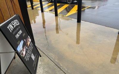 The Tin Shed Guys Who Traded Flagpoles and Mail for Greatly Improving Raindrops.